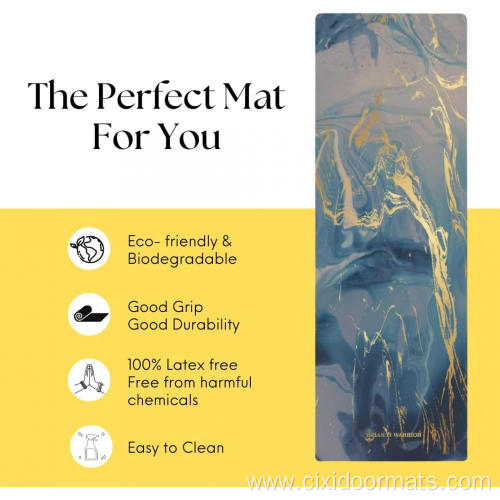 Printed Natural Eco-friendly Non-Slip Yoga Mat